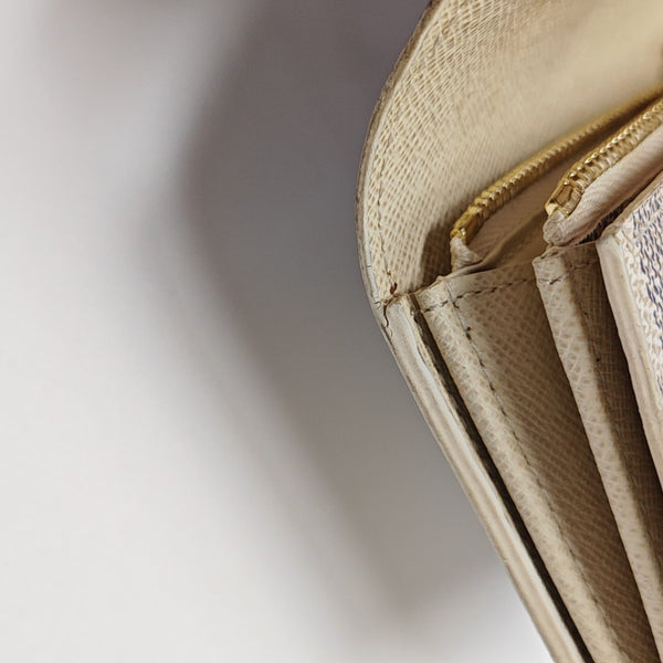 ROSALIE Damier Azur Coated Canvas Beige