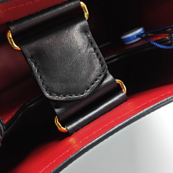 Panier Small Saffiano Calfskin Black