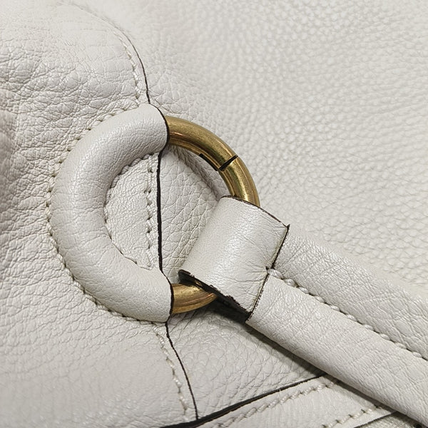 Calfskin Shoulder Bag White