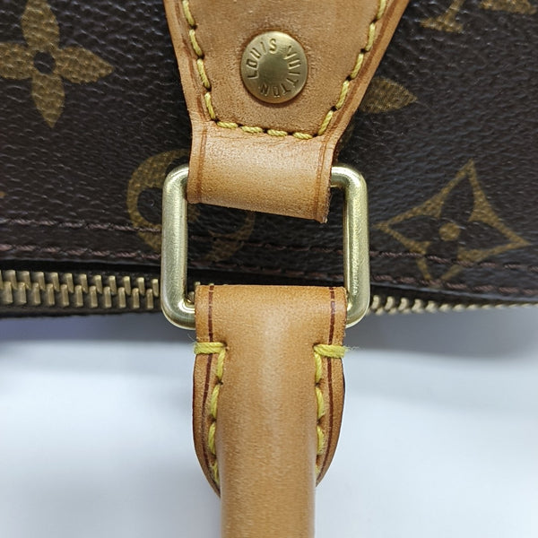 SPEEDY 25 Monogram Coated Canvas Brown