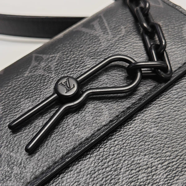 STEAMER Mini Monogram Coated Canvas Black