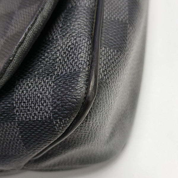 DISTRICT MM Damier Graphite Coated Canvas Gray