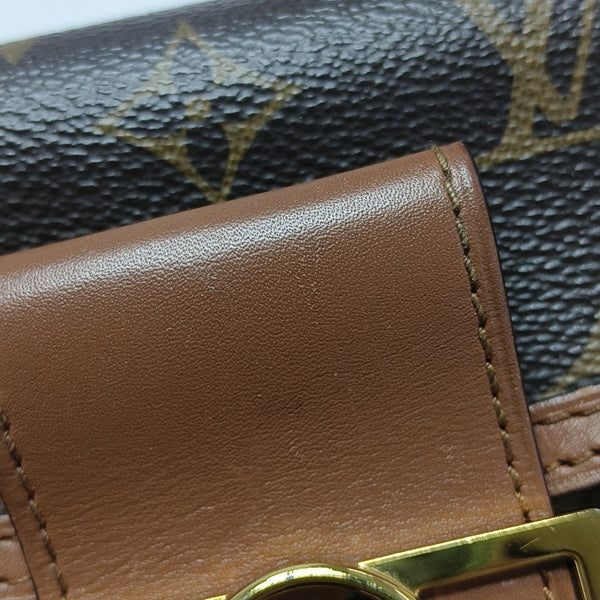 DAUPHINE WOC Monogram Coated Canvas Brown