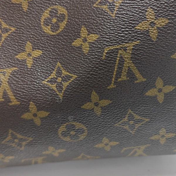 SPEEDY 25 Monogram Coated Canvas Brown