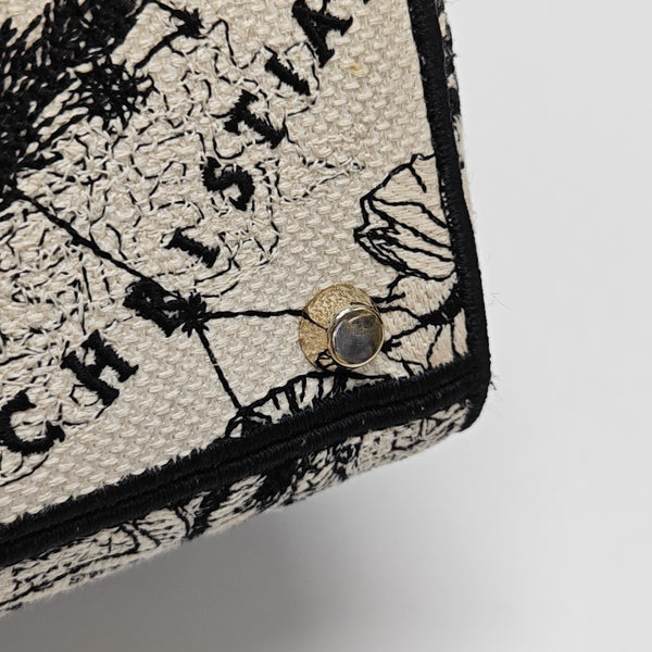 Lady Dior Medium Fabric Beige