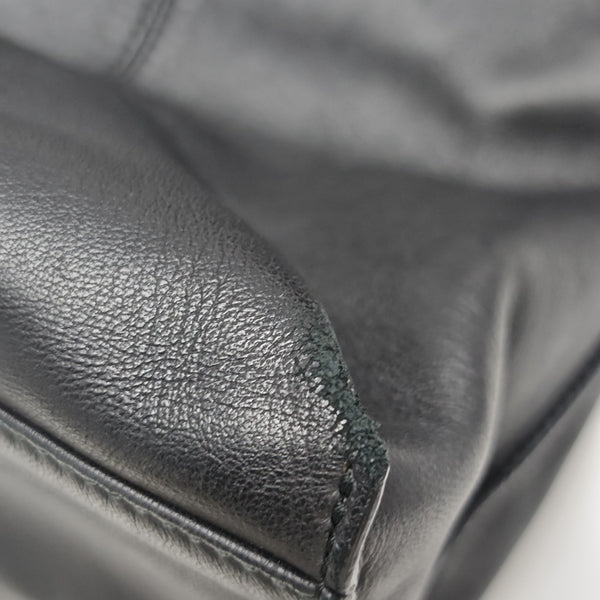 Calfskin Shoulder Bag Black