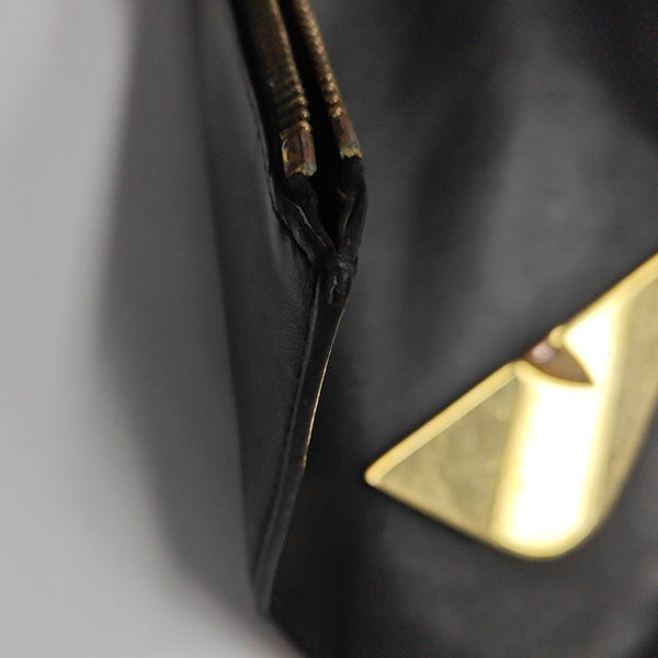 Calfskin Clutch Black
