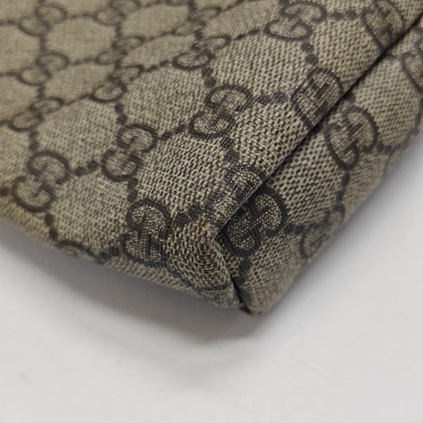 GG Supreme Monogram Coated Canvas Black