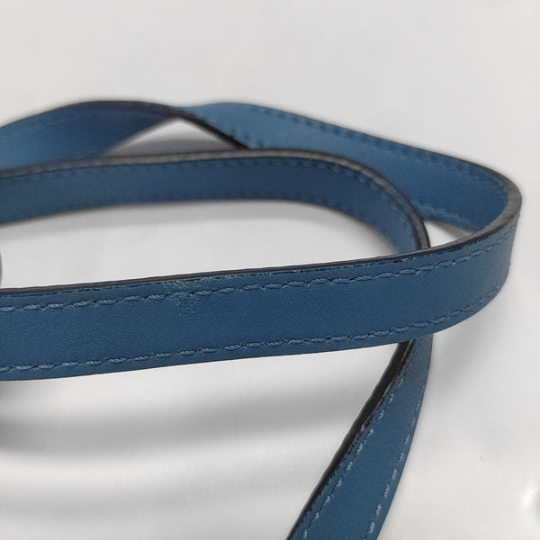 Calfskin Shoulder Bag Blue