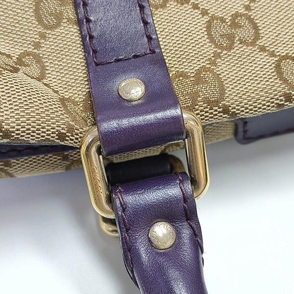 Boston Monogram Canvas Beige