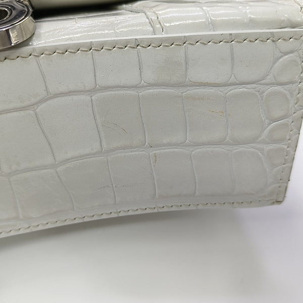 Hourglass XS Calfskin White