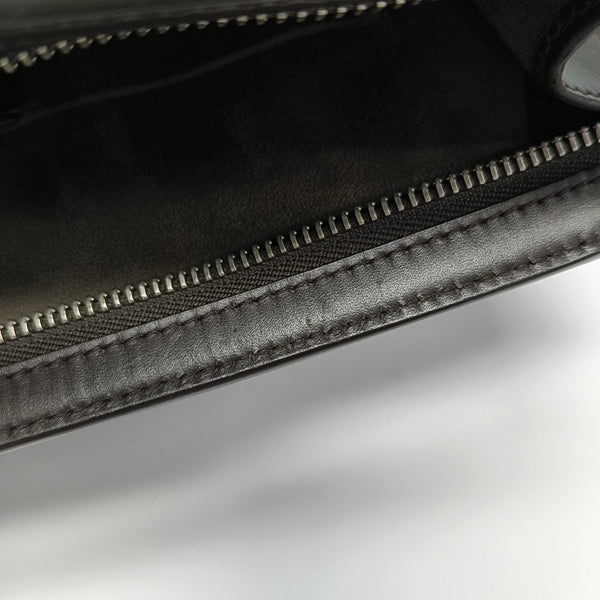 GG Supreme Monogram Coated Canvas Black