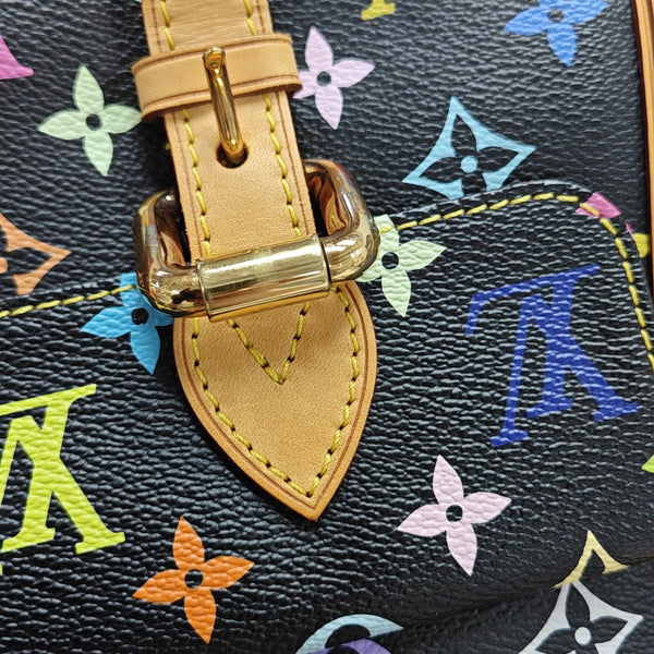 LV × TM PRISCILLA Monogram Coated Canvas Black