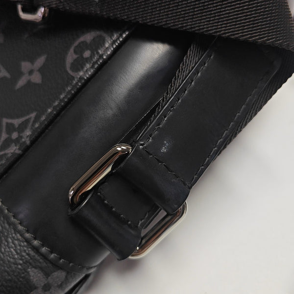 VOYAGER PM Monogram Coated Canvas Black