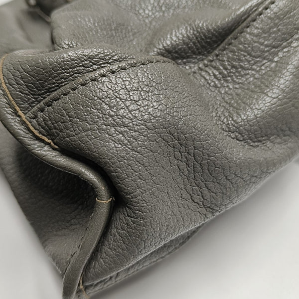 Classic Metallic Edge City Medium Lambskin Gray