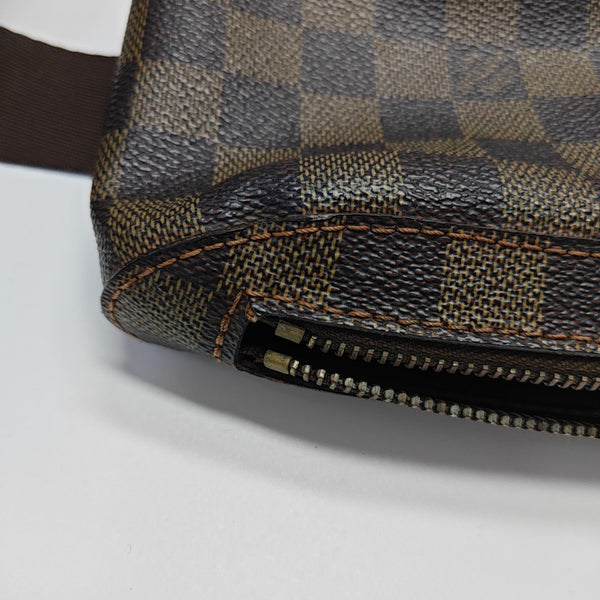 GÉRONIMOS Damier Ebene Coated Canvas Brown