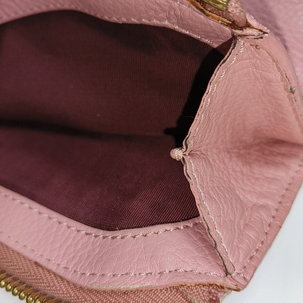 Calfskin Crossbody Bag Pink