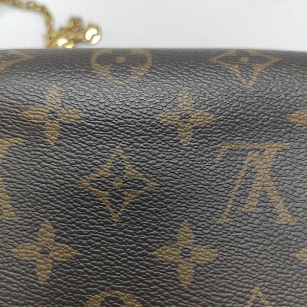 DAUPHINE WOC Monogram Coated Canvas Brown