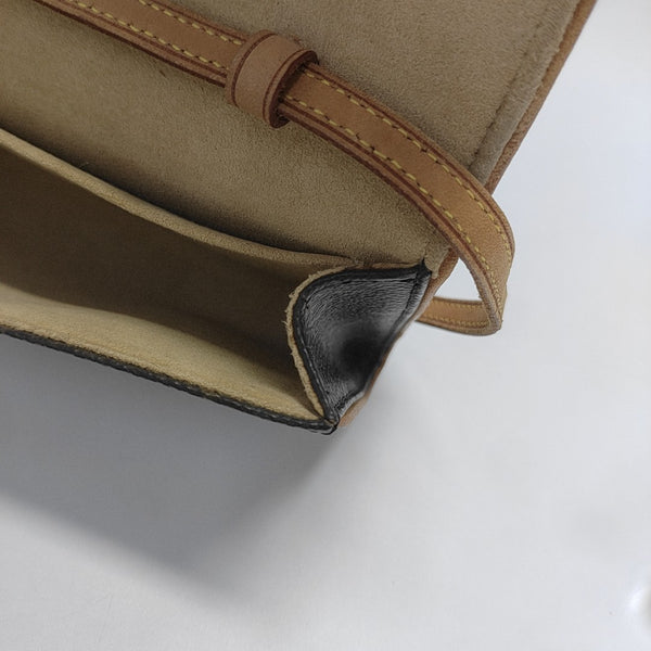 TWIN GM Monogram Coated Canvas Brown
