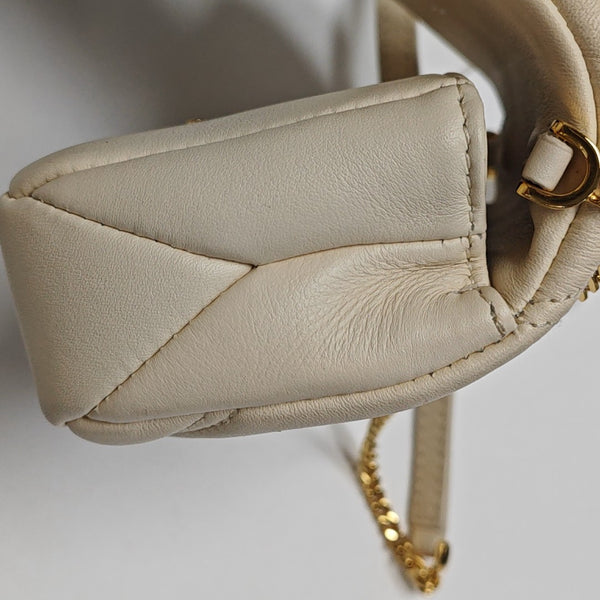 SERPENTI CABOCHON Quilted Calfskin Beige