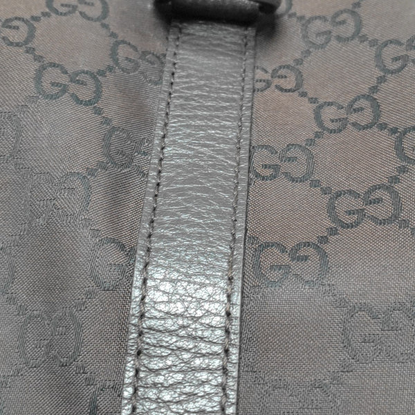 Monogram Canvas Tote Bag Brown