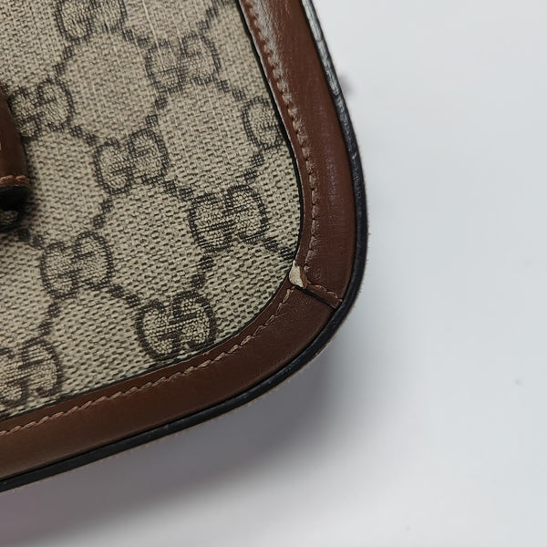 Horsebit 1955 Mini Coated Canvas Beige