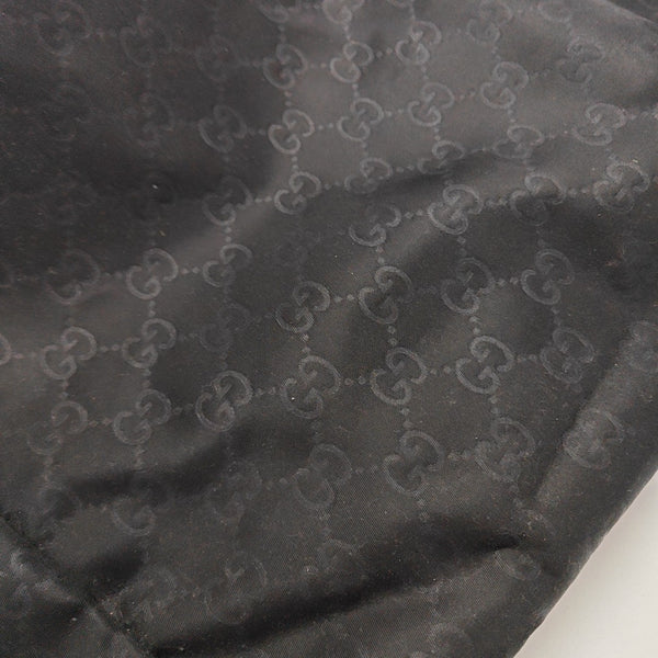 Monogram Fabric Tote Bag Black