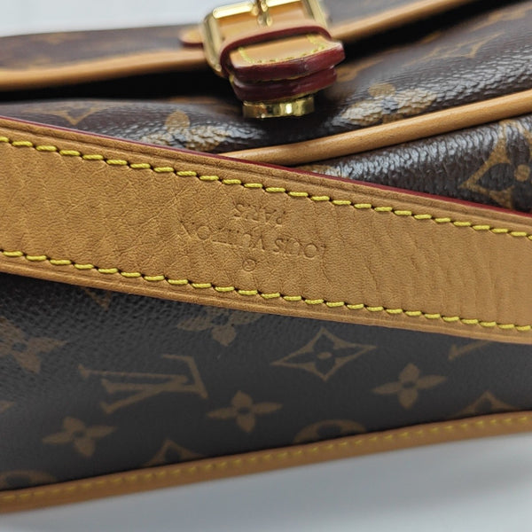 DIANE Monogram Coated Canvas Brown