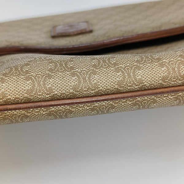 MACADAM CLUTCHES Coated Canvas Beige