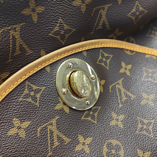 TULUM GM Monogram Coated Canvas Brown