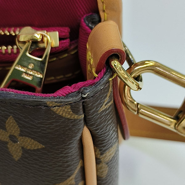 DIANE Monogram Coated Canvas Brown