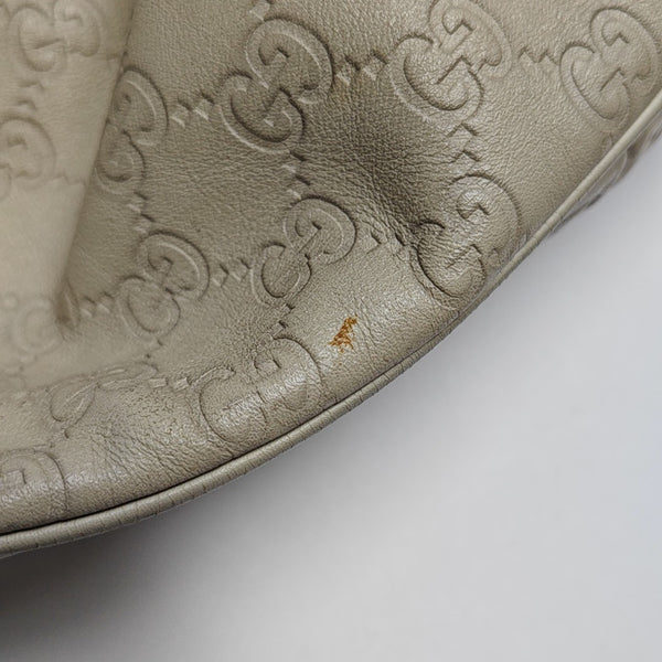 Sukey Monogram Calfskin Beige