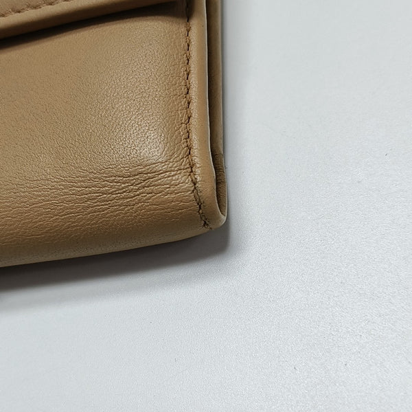 Calfskin Wallet Beige