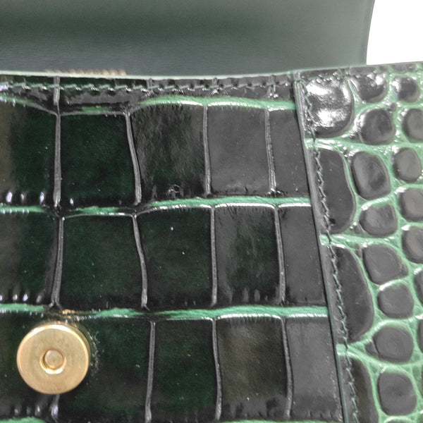 Hourglass S Calfskin Green