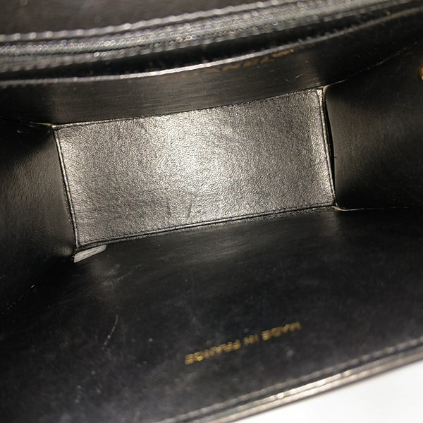Calfskin Shoulder Bag Black