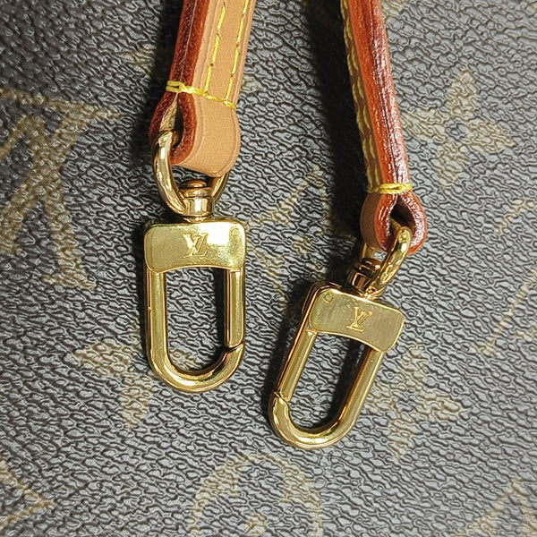SAC PLAT Mini Monogram Coated Canvas Brown