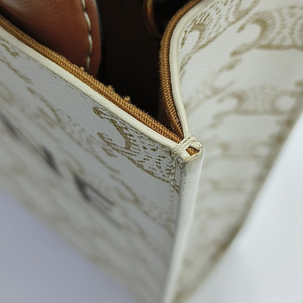 CABAS CELINE Mini Coated Canvas White