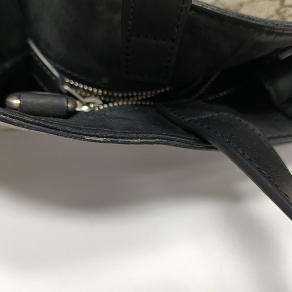Monogram Coated Canvas Tote Bag Brown