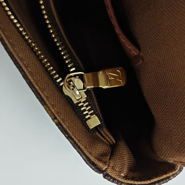 IVY Monogram Coated Canvas Brown