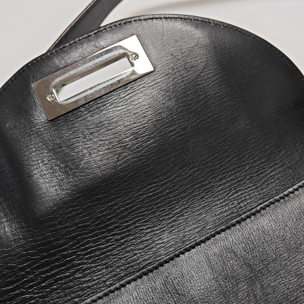 Calfskin Shoulder Bag Black