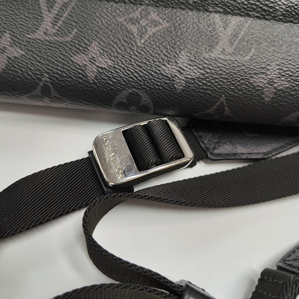 TAIGARAMA Monogram Coated Canvas Black