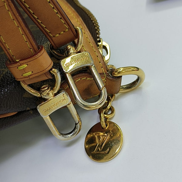 PALERMO PM Monogram Coated Canvas Brown