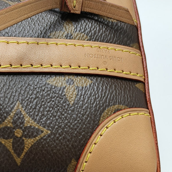NOÉ Mini Monogram Coated Canvas Brown