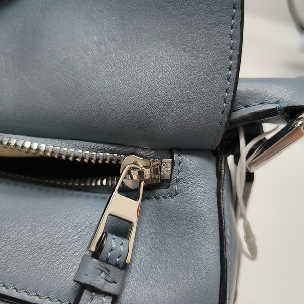 Puzzle Small Calfskin Blue