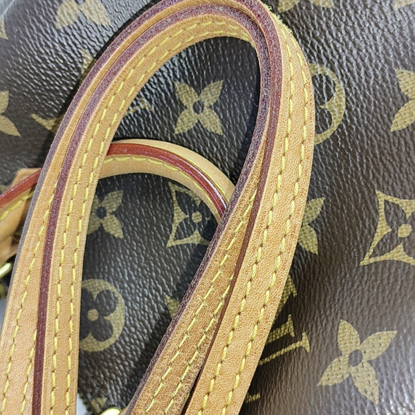 SPEEDY Nano Monogram Coated Canvas Brown