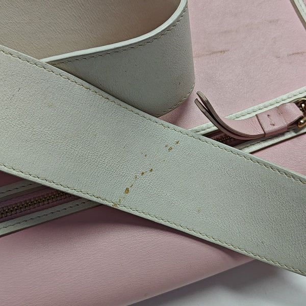 Leather Shoulder Bag Pink