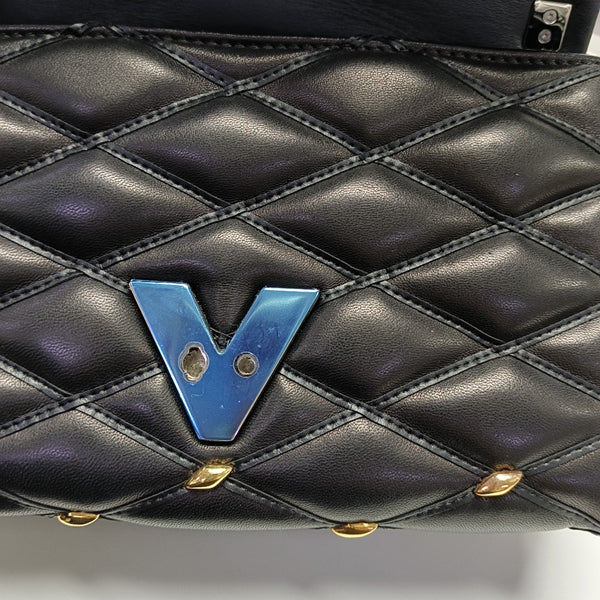 GO-14 Quilted Lambskin Black
