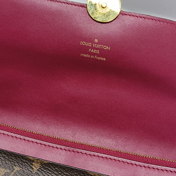FLORE Monogram Coated Canvas Brown