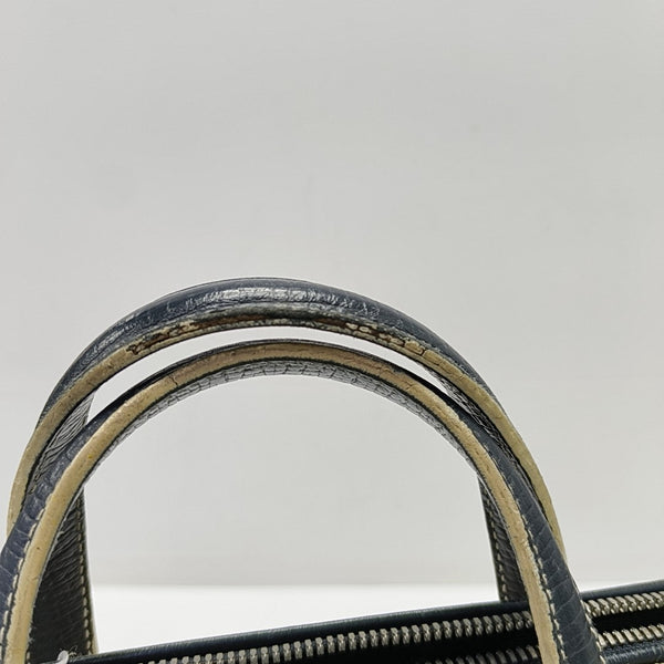 Fabric Top Handle Bag Gray