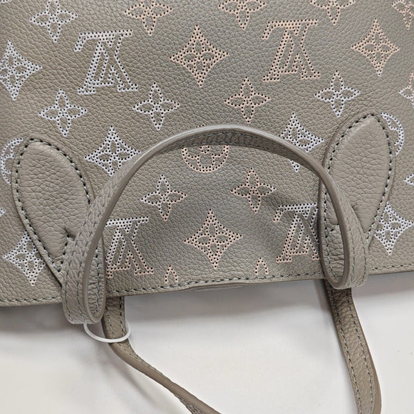 BLOSSOM PM Monogram Calfskin Gray